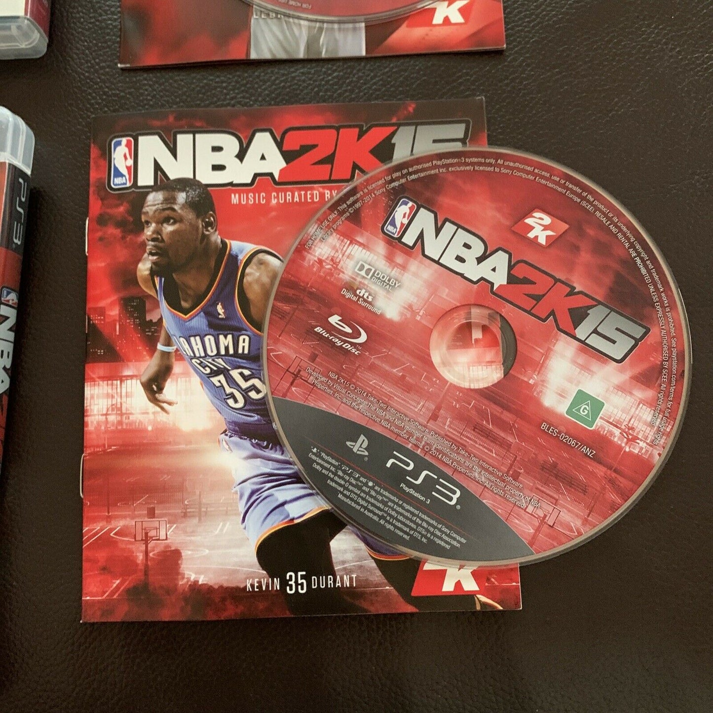 NBA2K14 & NBA2K15 Basketball PS3 PlayStation 3 Game With Manual