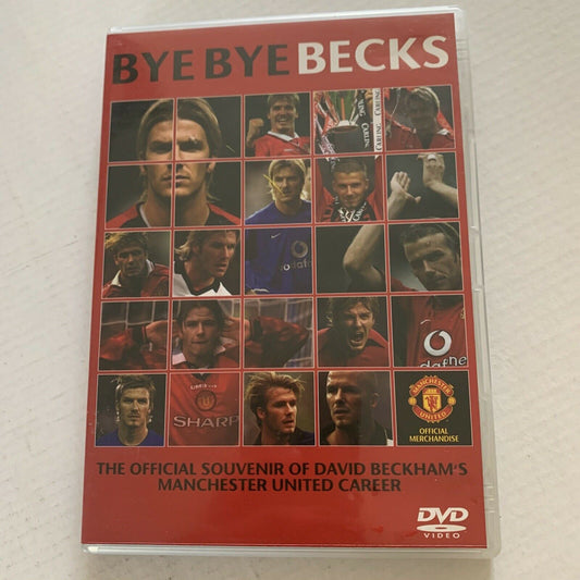 Bye Bye Becks - Official Souvenir Of David Beckham's Man United (DVD, 2003)