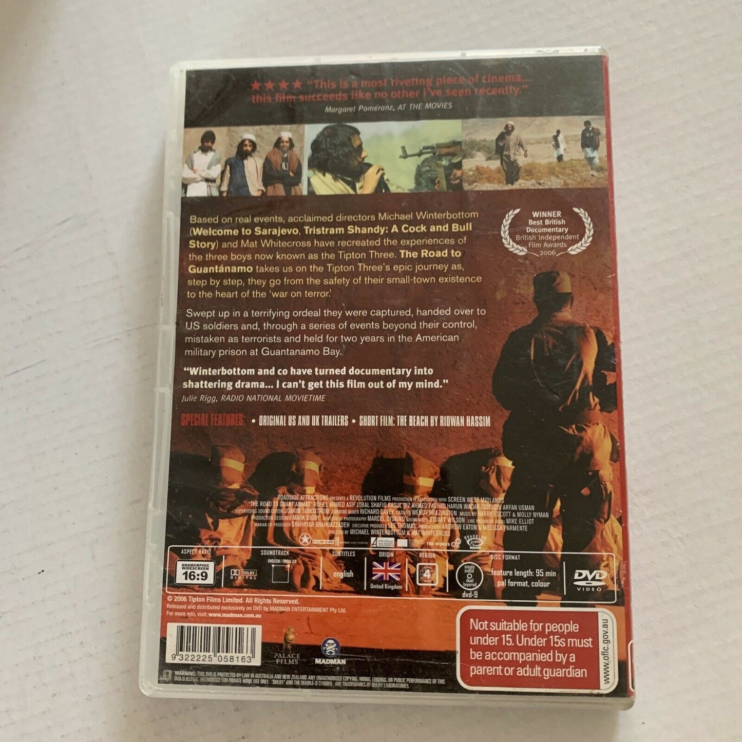 The Road to Guantanamo (DVD, 2006) Riz Ahmed, Farhad Harun.  Region 4