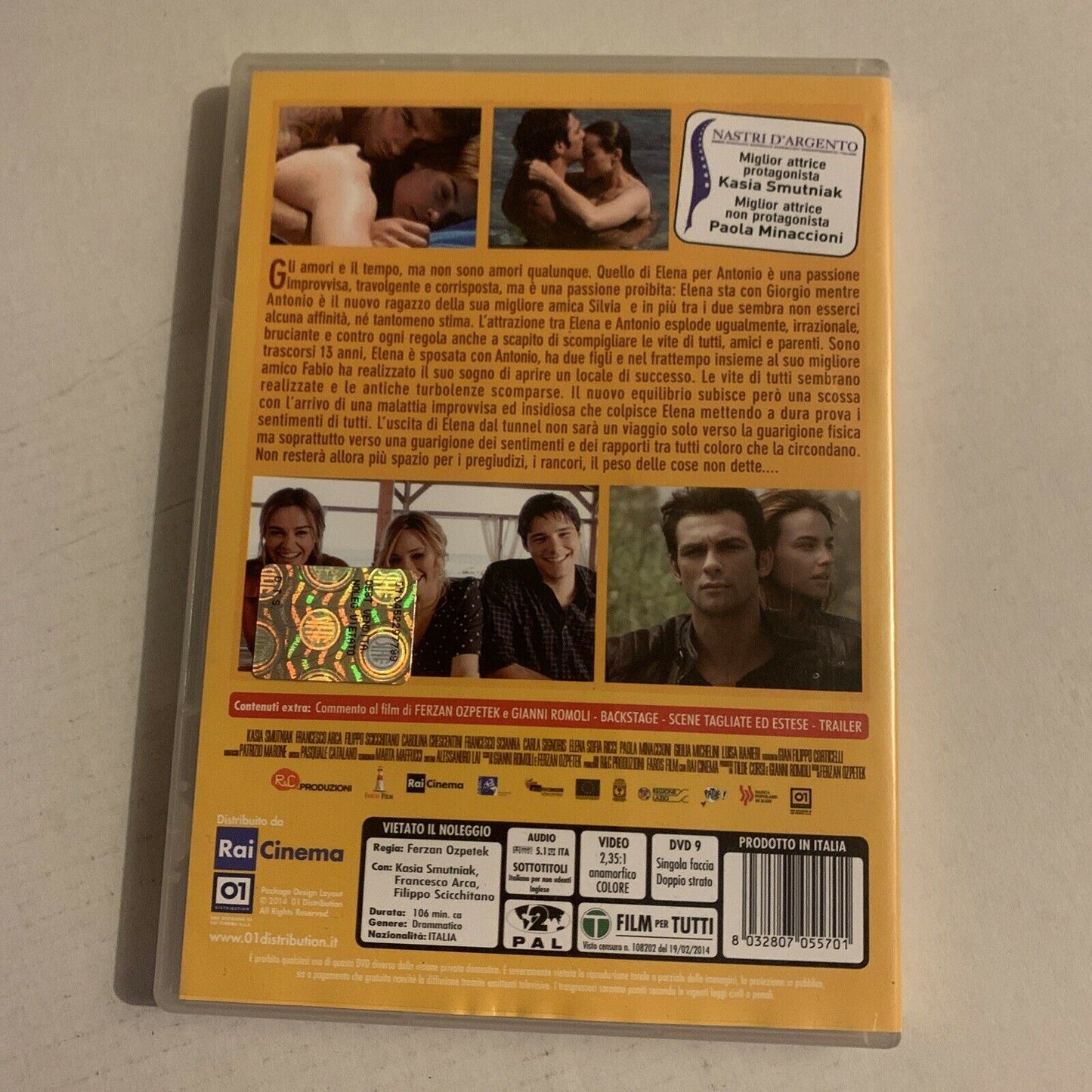 Allacciate Le Cinture - (Italian Import) (DVD, 2014) Kasia Smutniak  Region 2