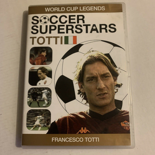 World Cup Legends: Soccer Superstars - Francesco Totti (DVD, 2006) Region 2