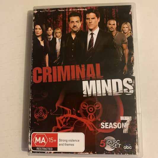 Criminal Minds : Season 7 (DVD, 2012, 5-Disc Set)  Region 4,2,5