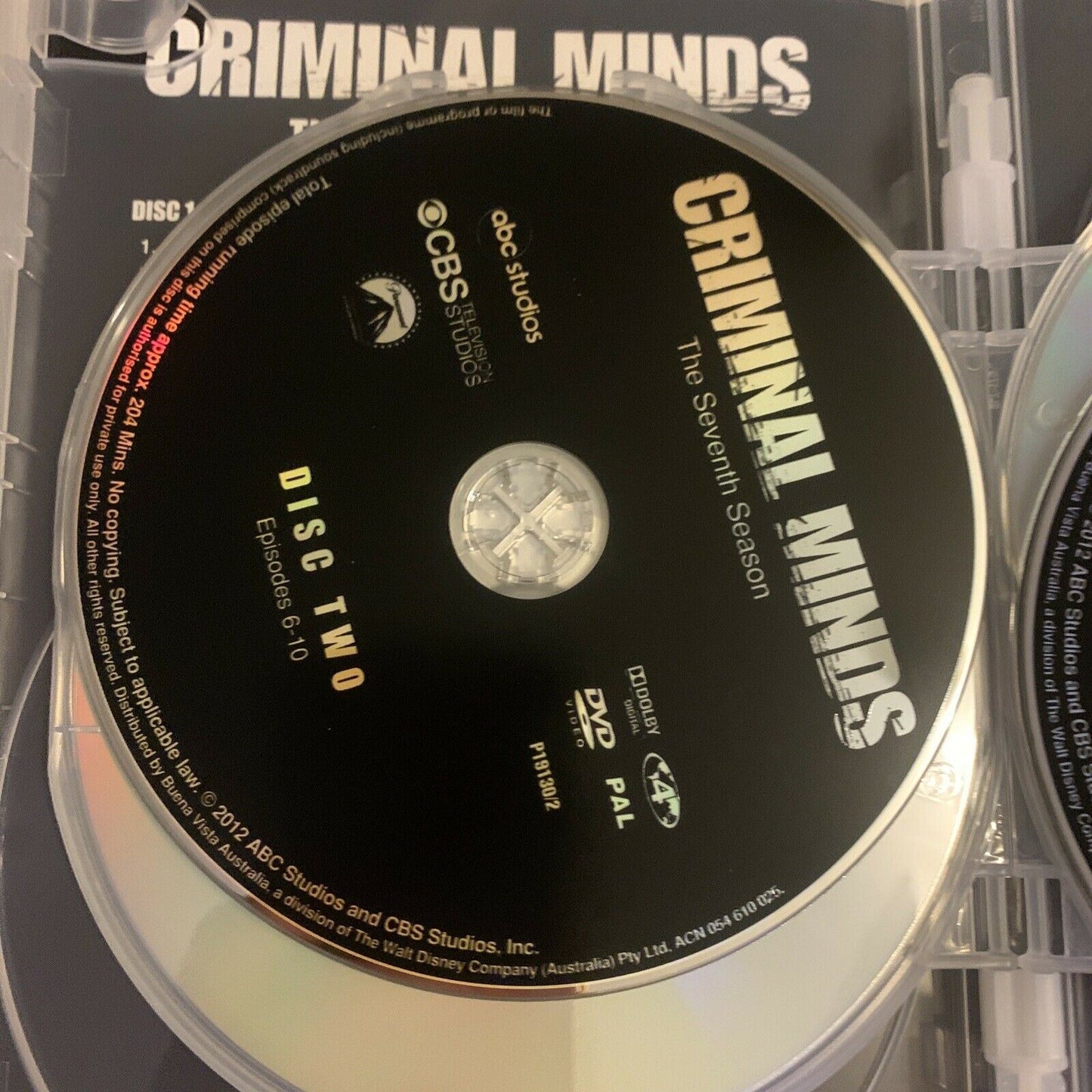 Criminal Minds : Season 7 (DVD, 2012, 5-Disc Set)  Region 4,2,5