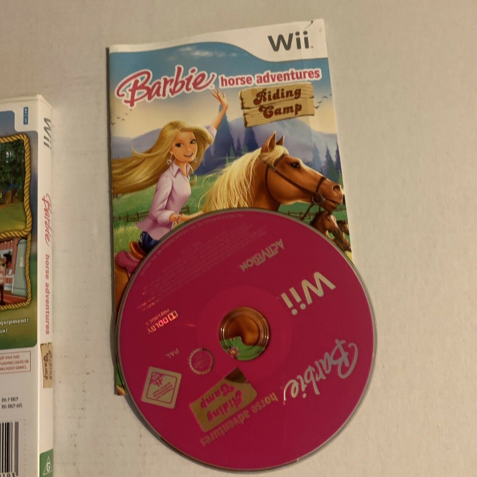 Barbie Horse Adventures Riding Camp Nintendo Wii PAL With