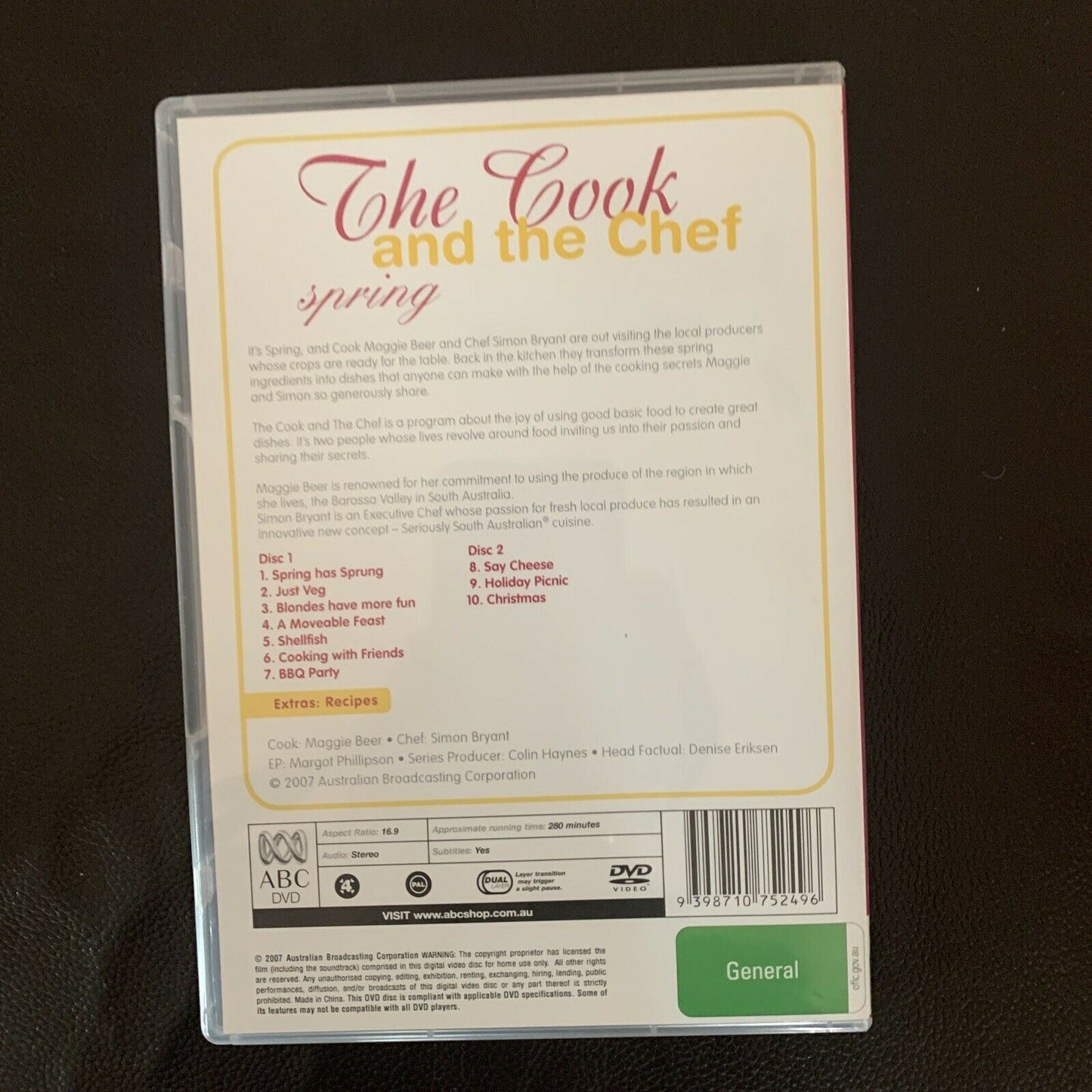 The Cook And The Chef - Four Seasons Boxset (DVD, 2007, 8-Disc)  Maggie Beer