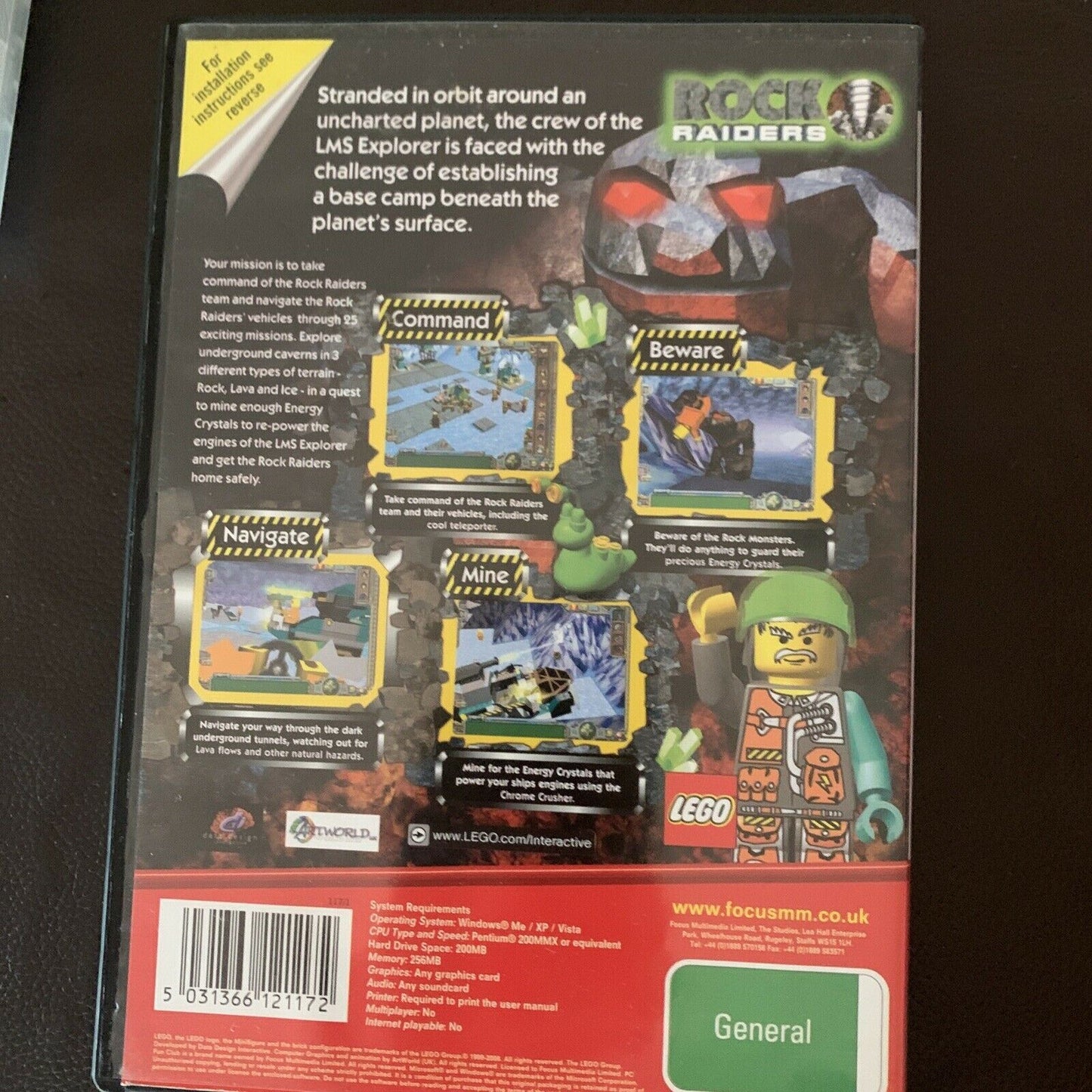 Lego Rock Raiders PC CDROM