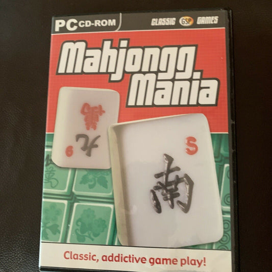 Mahjongg Mania 麻将 (PC CD ROM) Chinese Logic Game