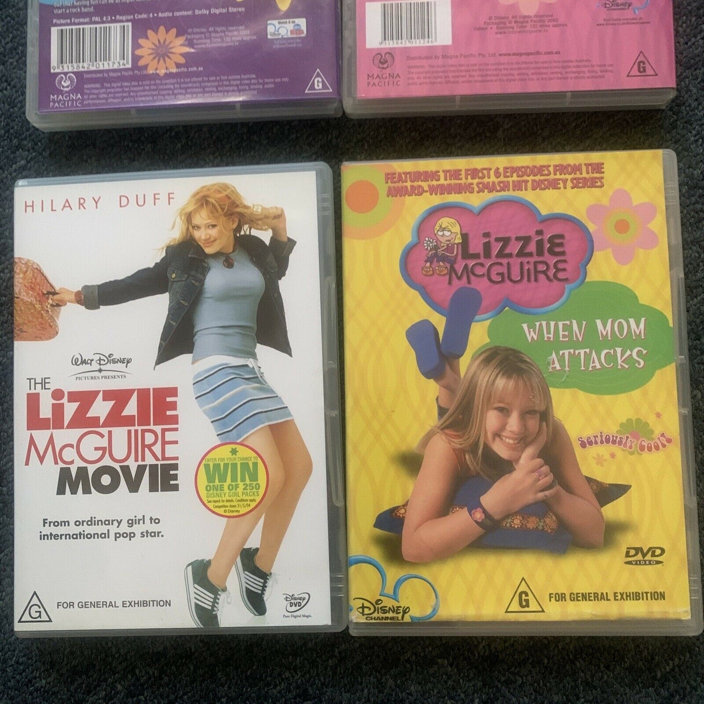 6x Lizzie McGuire DVD Collection - Region 4