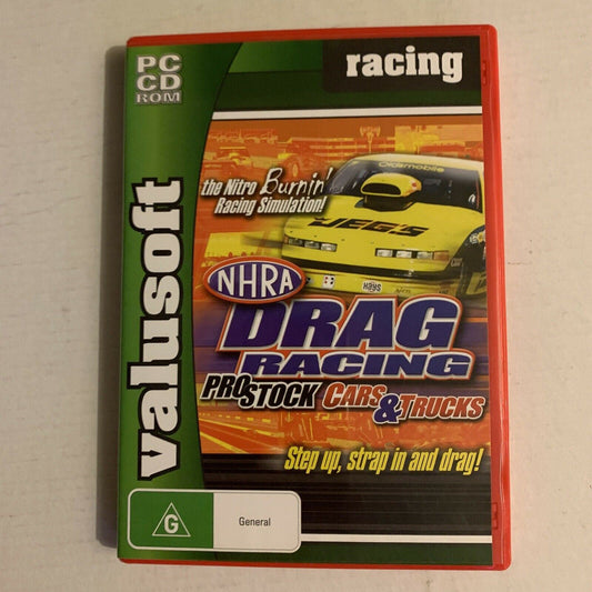 NHRA Drag Racing Pro Stock Cars & Trucks - PC CD-ROM Windows Game (2003)