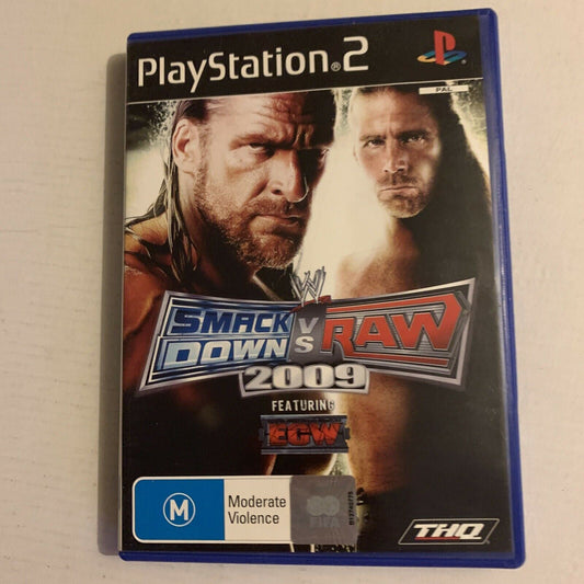 Smackdown vs Raw 2009 Playstation 2 PS2 Game PAL