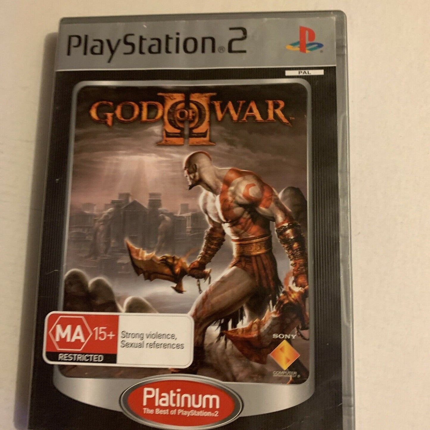 God of War I & God Of War II 2 - Playstation 2 (PS2) PAL With Manual