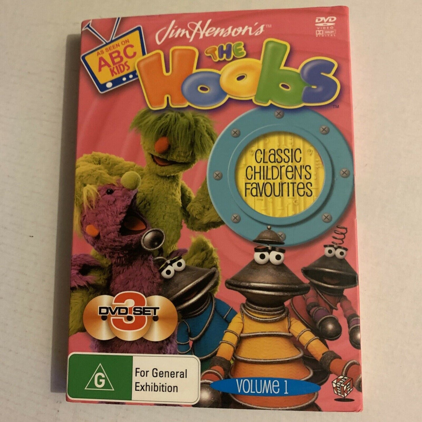 Jim Henson's - The Hoobs - Volume 1 (DVD, 2001, 3-Disc) Region 4