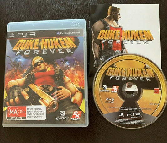 Duke Nukem Forever -  Playstation 3 PS3 Game- Complete with Manual PAL