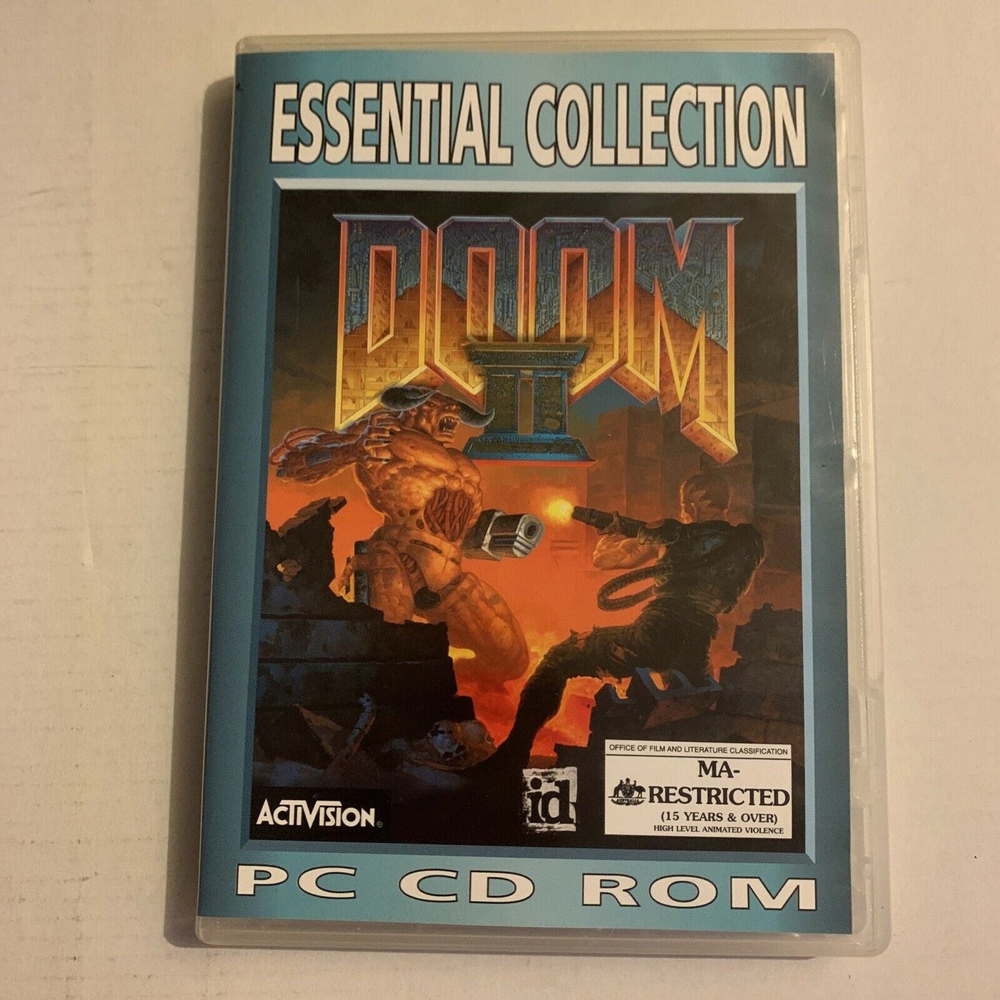 DOOM II 2 PC CD ROM game Windows 95/98/me/2000