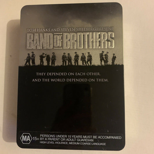 Band Of Brothers - SteelBook Edition (DVD, 2001) Region 4,2