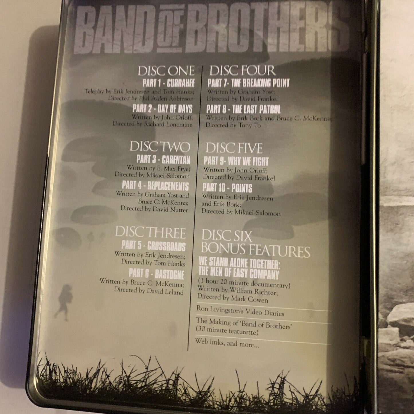 Band Of Brothers - SteelBook Edition (DVD, 2001) Region 4,2