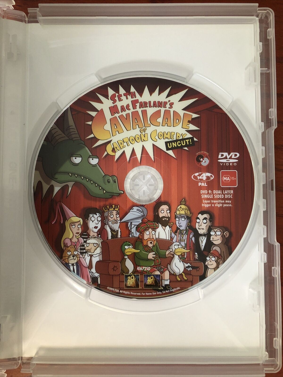 Seth MacFarlane's Cavalcade Of Cartoon Comedy - Uncensored (DVD, 2009)  Region2&4