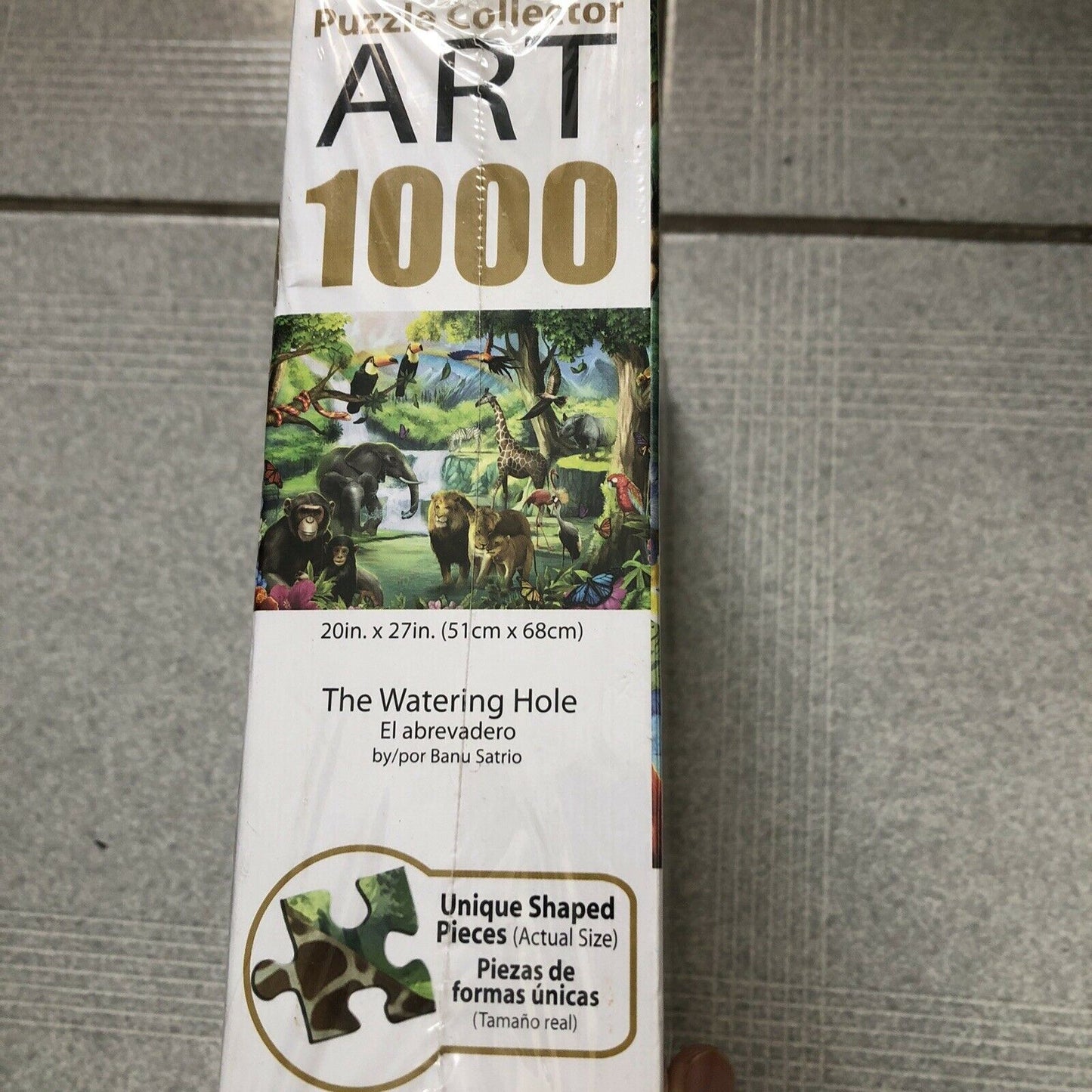 *New Sealed* Puzzle Collector Art 1000 Jigsaw Pieces -  The Watering Hole