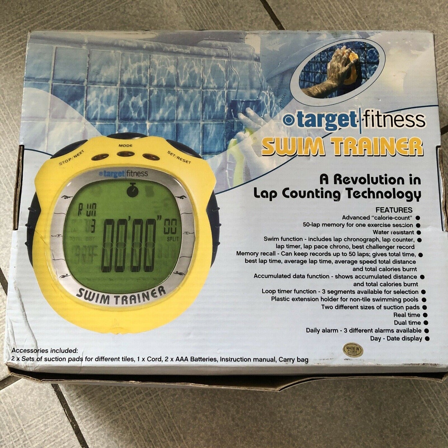 Target Fitness Swim Trainer Lap Counter, Clock And Timer! Retro Unit