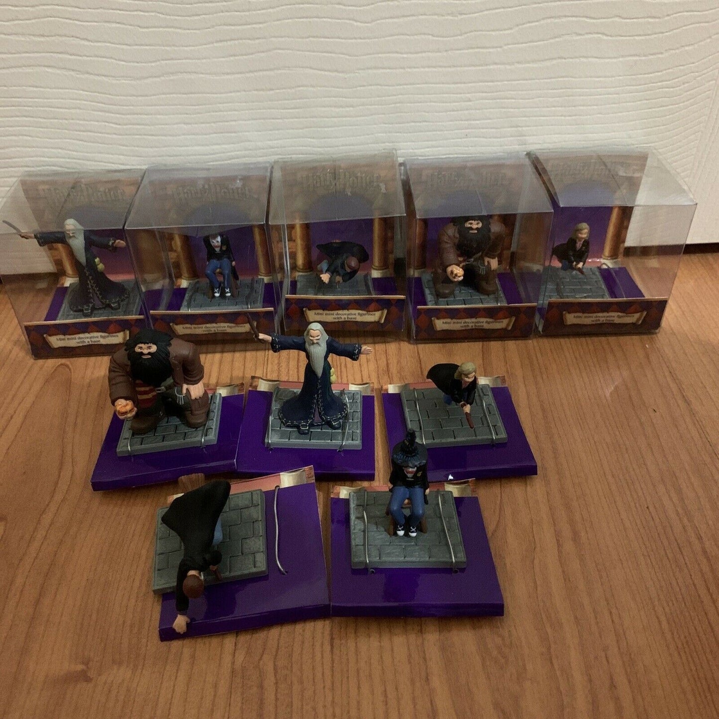 10x Genuine Official Harry Potter Mini Figurine Figures - JAPAN Exclusive