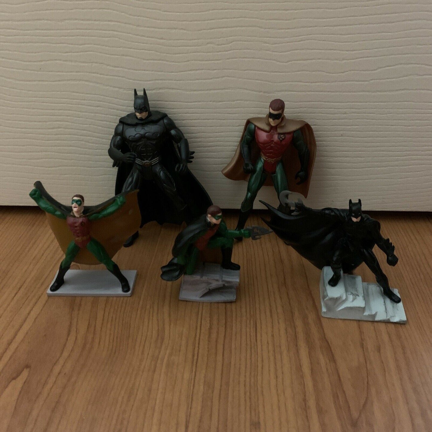 5x Batman Forever Figurines 1995 - Batman, Robin