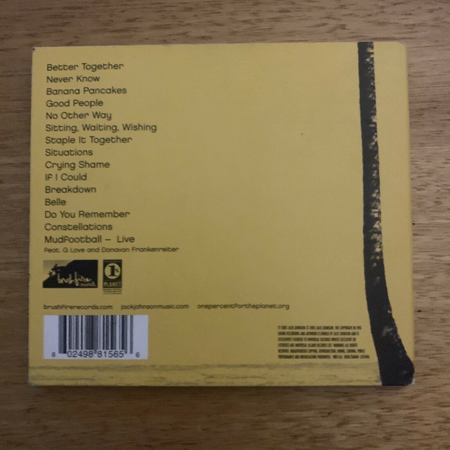 In Between Dreams by Jack Johnson (CD, 2005, Universal Distribution) Album