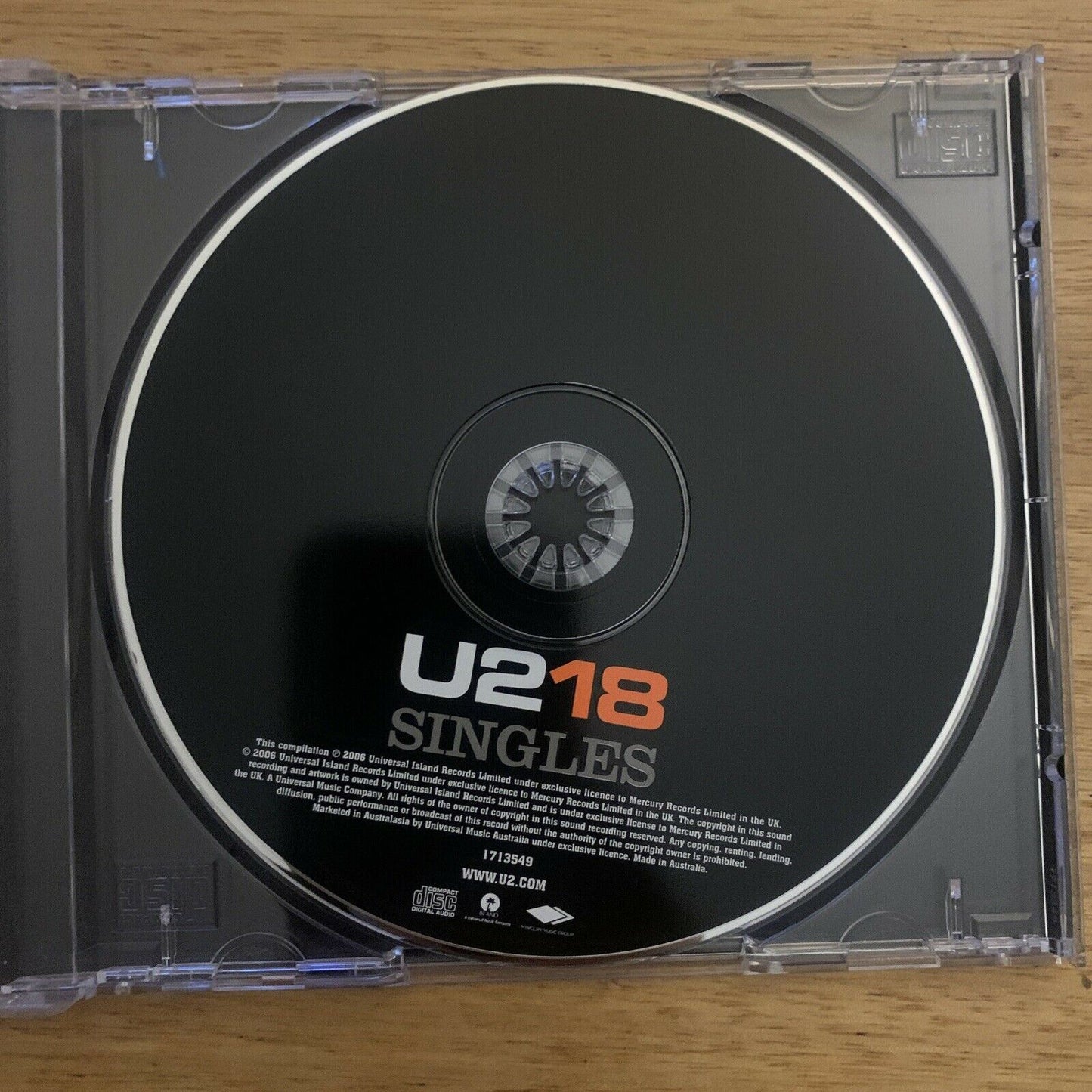 U218 Singles by U2 (CD, 2006, UMVD) Greatest Hits Album