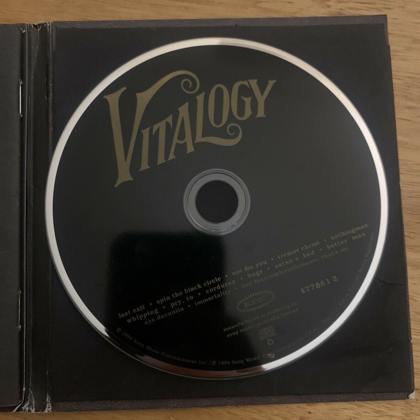 PEARL JAM  - VITALOGY - DIGIPAK CD