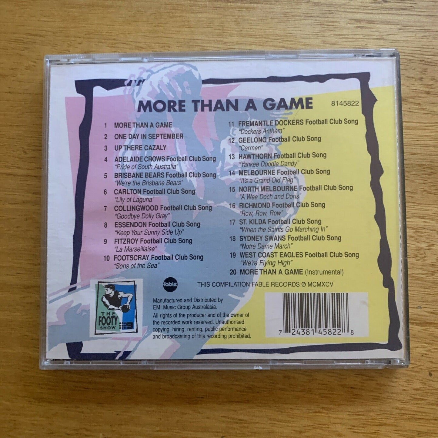 More Than A Game - The Footy Album (CD, 1996) Album