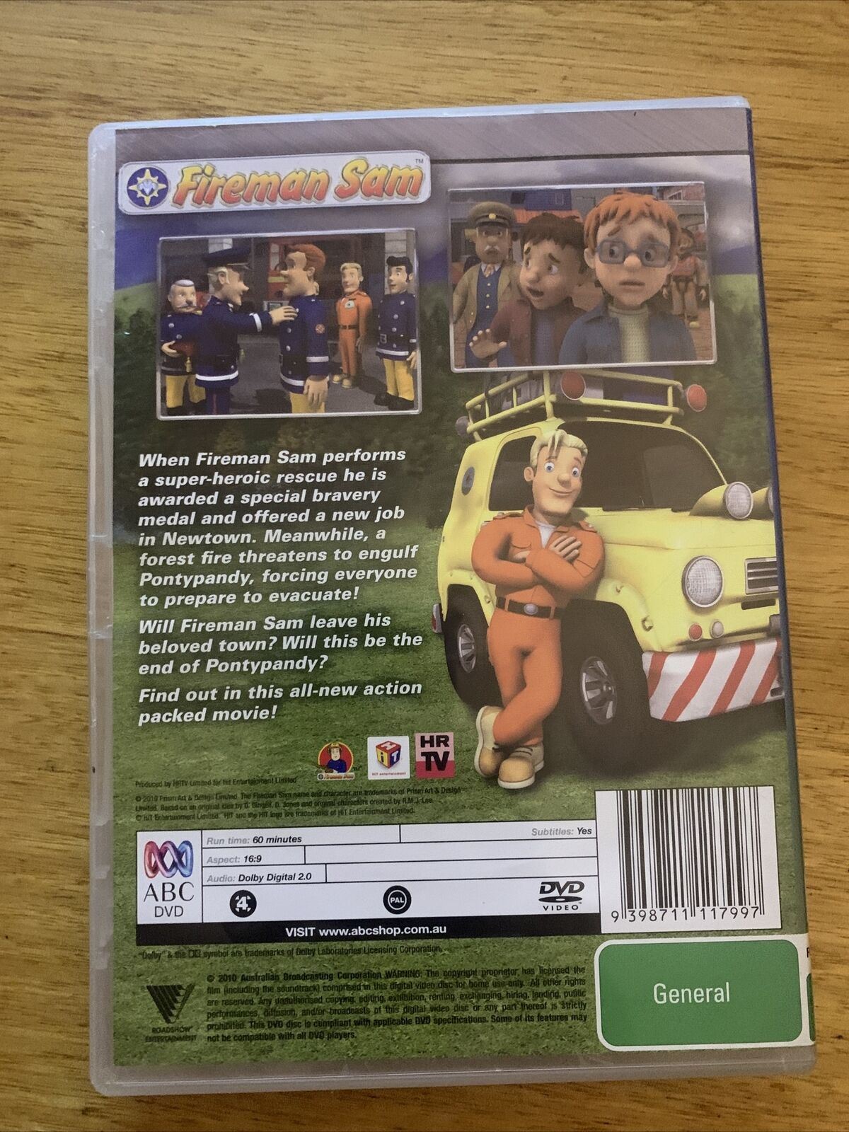 Fireman Sam - The Great Fire Of Pontypandy : The Movie (DVD, 2009) Region 4