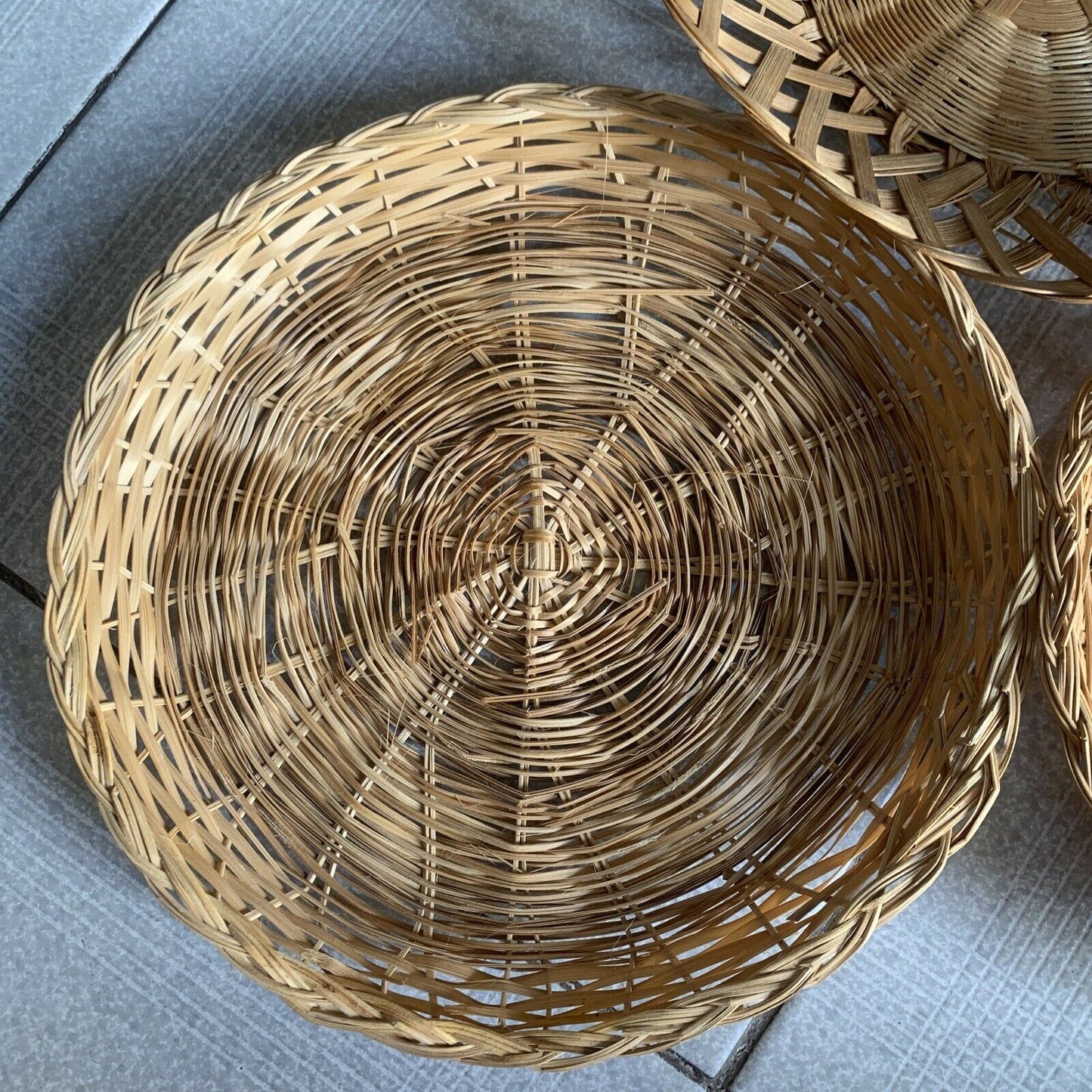 3x Bamboo Placement 25cm in diametre