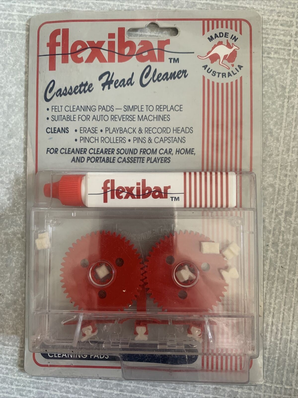 Flexibar Audio Cassette Head Cleaner - Made in Australia!