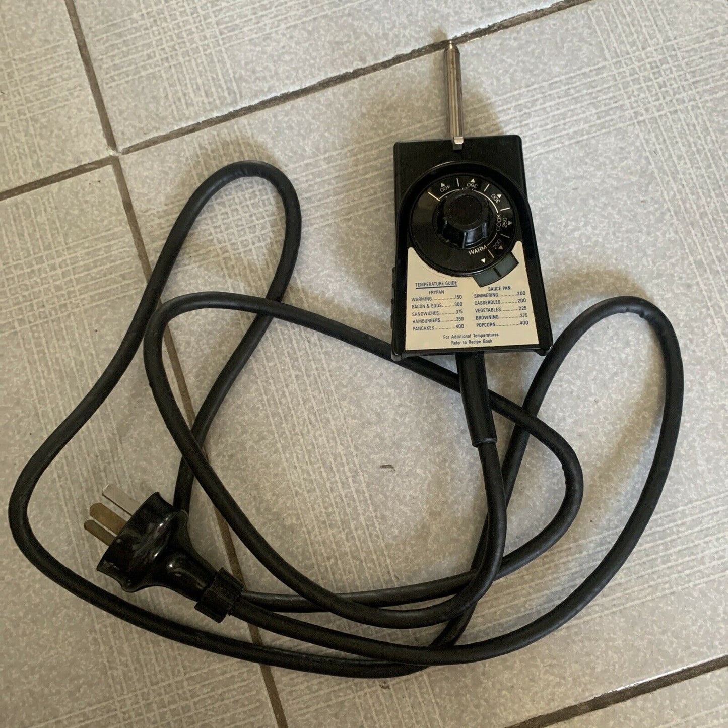 Genuine RENA Temperature Probe 240V 6A Power Supply 7208 S/92