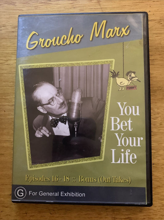Groucho - You Bet Your Life: Episodes 16-18 + Bonus (DVD, 1950)