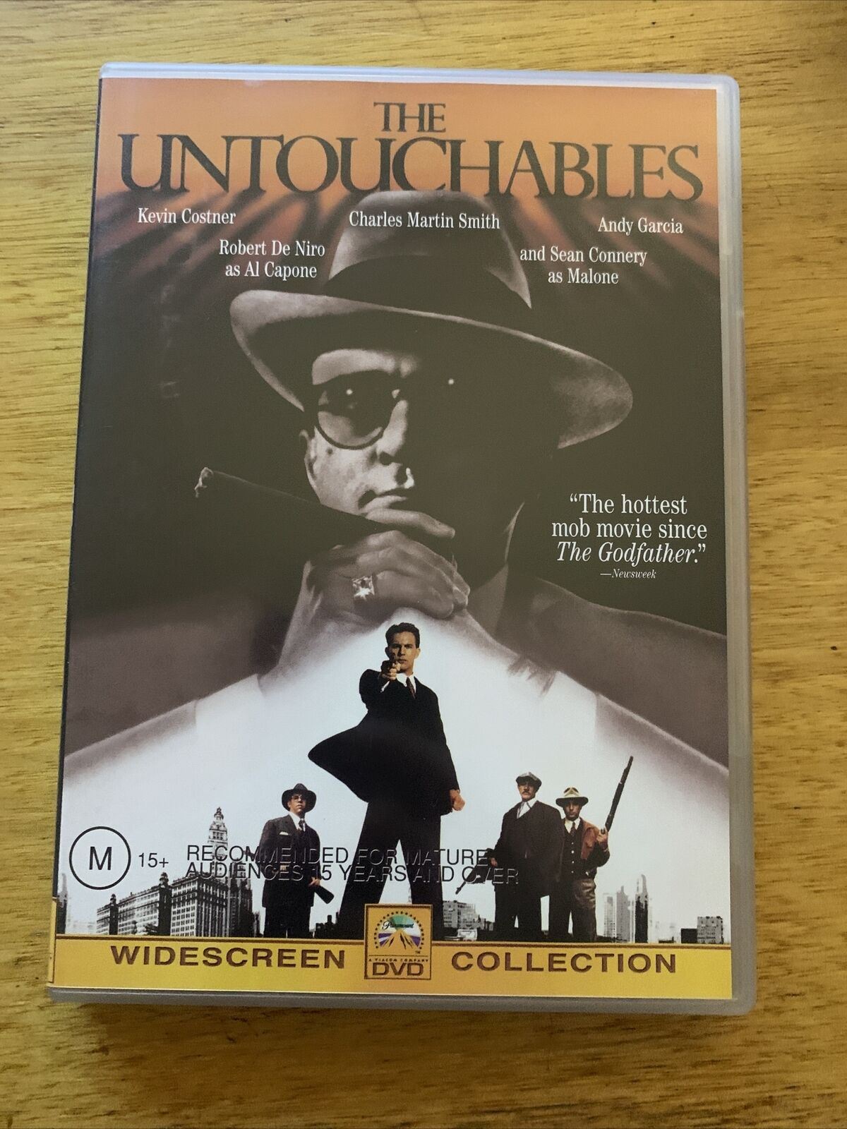 The Untouchables (DVD, 1987) Kevin Costner, Sean Connery, Robert De Niro Region4