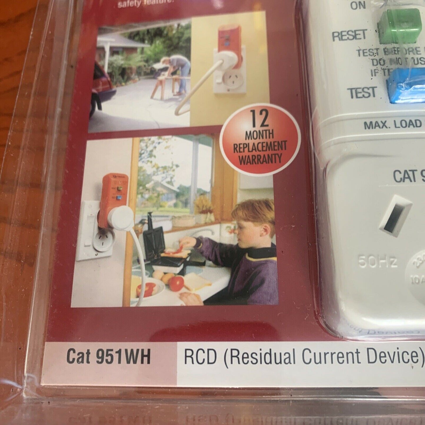 *New* RCD - Residual Current Device Electrical Safety Switch - Plugin Adaptor