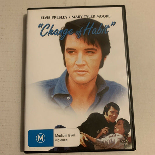 Change Of Habit (DVD, 1969) Elvis Presley, Mary Tyler Moore. Region 4