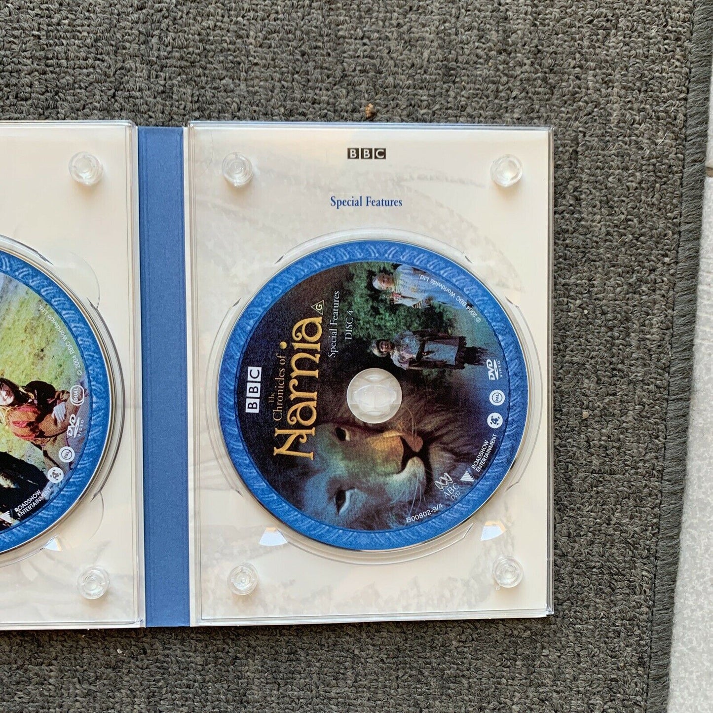 The Chronicles Of Narnia: Complete Collection (DVD, 1988, 4-Disc) BBC Region 4,2