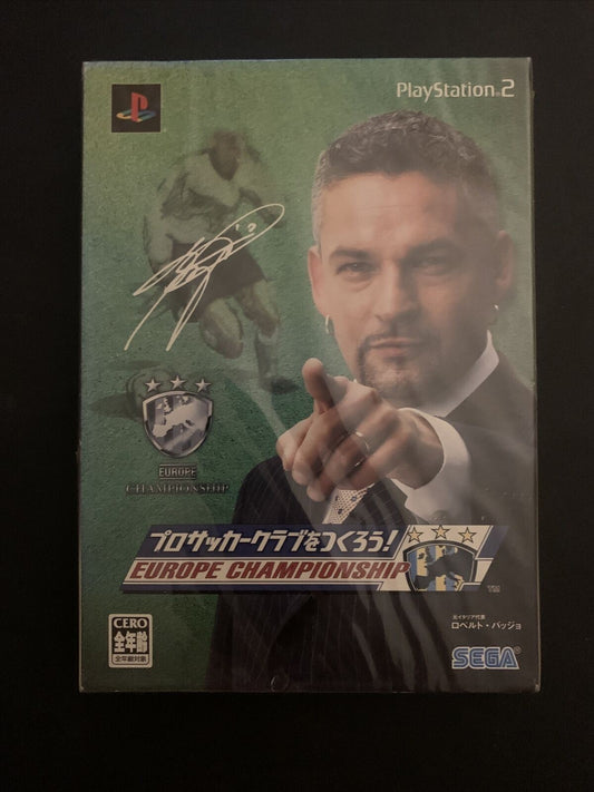 *New Sealed* Pro Soccer Club: Europe Championship SEGA - PS2 NTSC-J Japan Game