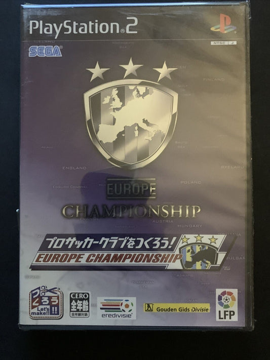 NEW Let's Make Pro Soccer Club 2005 Europe Championship - PS2 NTSC-J Japan Game