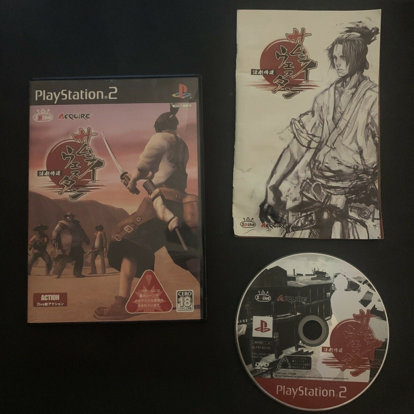 Samurai Western: Katsugeki Samurai-dou - PS2 Playstation 2 NTSC-J Japan Game