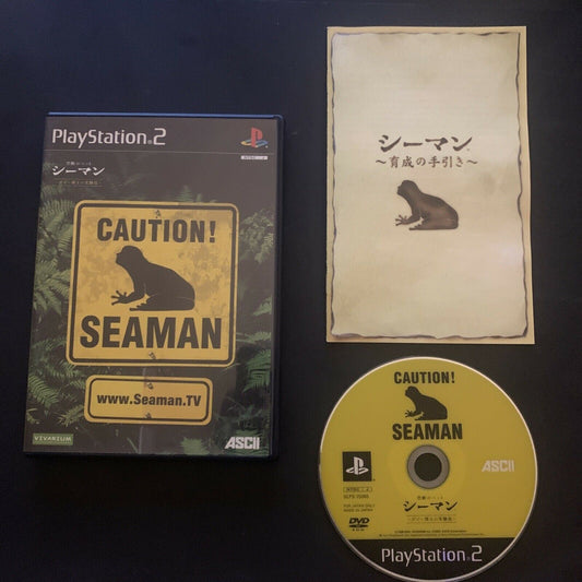 Seaman - PS2 Playstation 2 NTSC-J Japan Virtual Pet Simulation Game w Manual