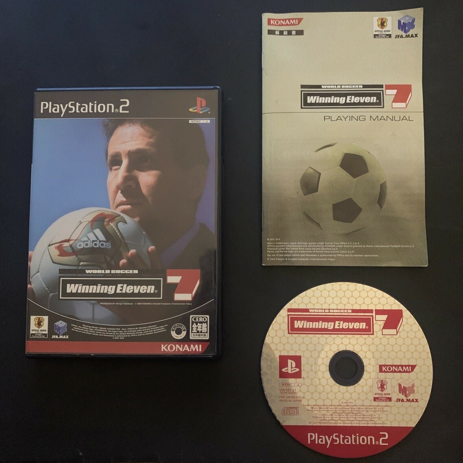 World Soccer Winning Eleven 7 - Japan PlayStation 2 PS2 NTSC-J – Retro Unit