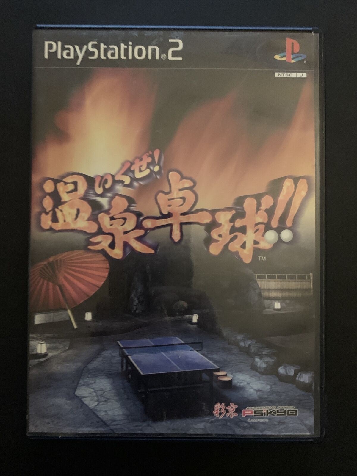 Ikuze! Hot Springs Table Tennis - PS2 Playstation 2 NTSC-J Japan Game w Manual