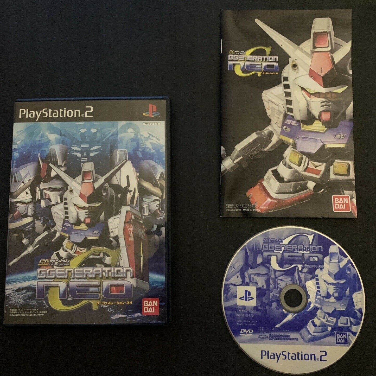 SD Gundam G Generation Neo - PS2 Playstation NTSC-J Japan Game w Manual