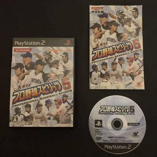 Pro Yakyuu Spirits 5 Baseball - PS2 Playstation NTSC-J Japan Game w Manual