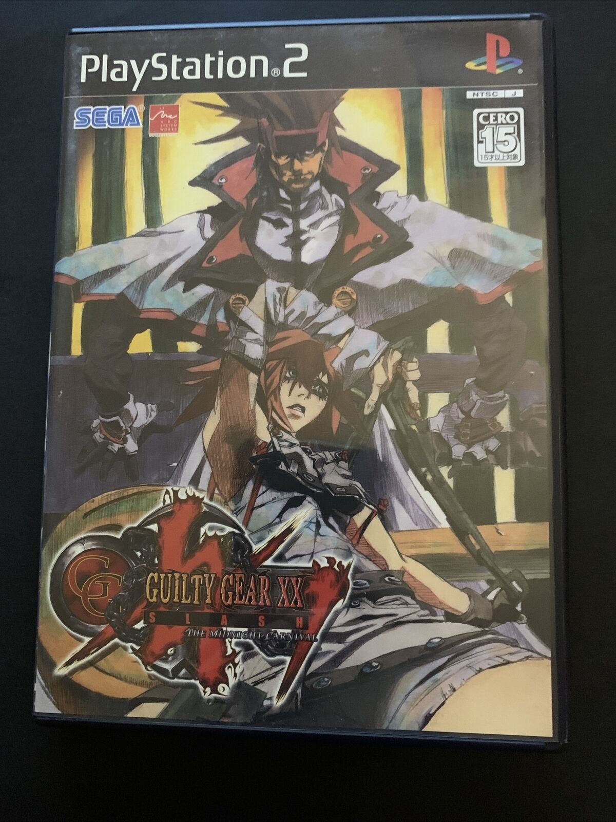 Guilty Gear XX Slash - PS2 Playstation 2 NTSC-J Japan Fighting Game w Manual