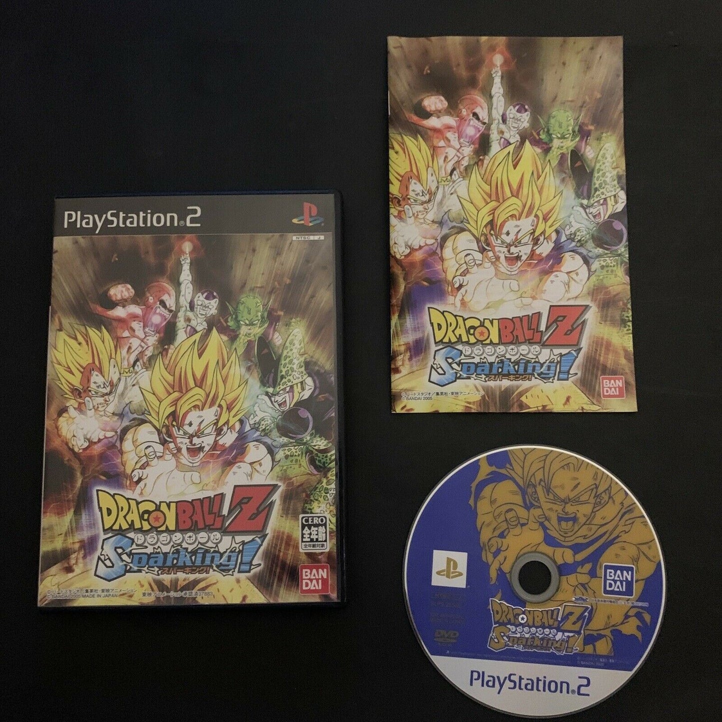 Dragonball Z: Sparking! - PS2 Playstation 2 NTSC-J Japan Fighting Game w Manual