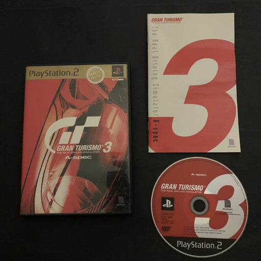 Gran Turismo 3: A-spec - Sony PS2 Playstation NTSC-J Japan Game w Manual