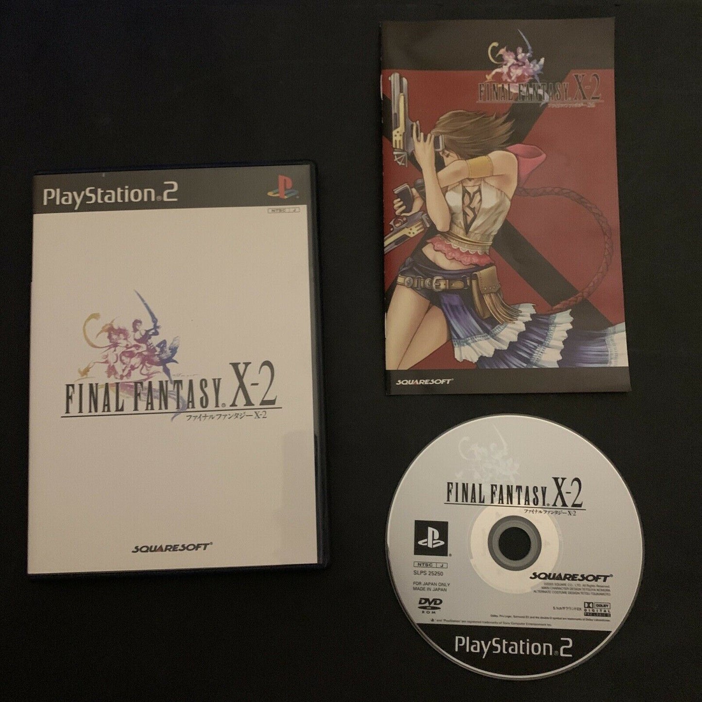 Final Fantasy X-2 - Playstation 2 PS2 NTSC-J Japan Squaresoft RPG Game w Manual